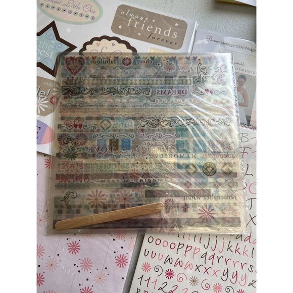 Sandra Lee Semi-Homemade Scrapbook Kit W/ Album & Accessories *READ - Picture 10 of 13